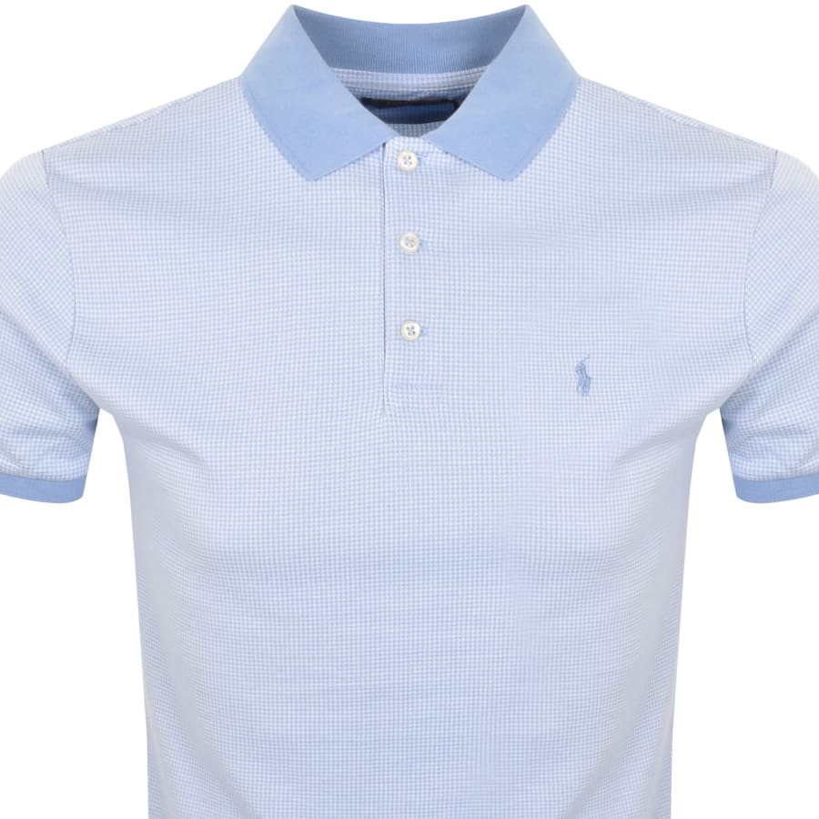 Tシャツ・カットソー Ralph Lauren Blue Polo Shirt with Logo Polo Ralph Lauren Polo Ralph Lauren logo-embroidered Cotton T-shirt | Blue